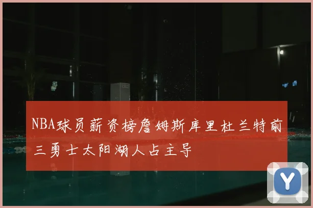 NBA球员薪资榜詹姆斯库里杜兰特前三勇士太阳湖人占主导